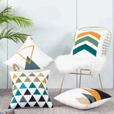 Teade Geometric Throw Pillow Covers Pack Of 4